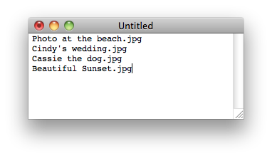 Rename According to a text file