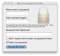 Password Protect your Mac Files