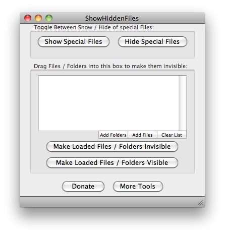 Free software to show all files on your mac.