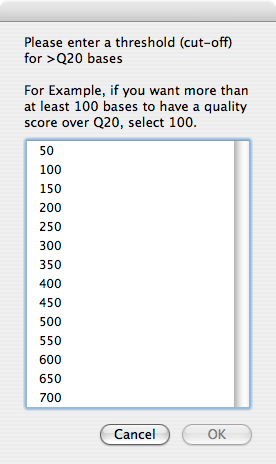 Sort ABI chromatogram files using our Quality Score Sorting Software