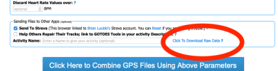 You can see your "extra data fields" in raw format by clicking this link on the download page.
