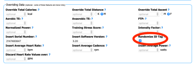 Randomize ID Tag allows you to upload a duplicate activity to Strava