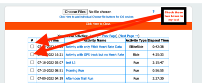 How to merge FITBIT Heart Rate data with a GPS track