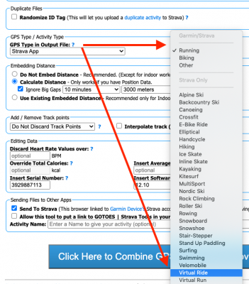 Change the Activity Type / Sport to "Virtual Ride" or "Virtual Run"