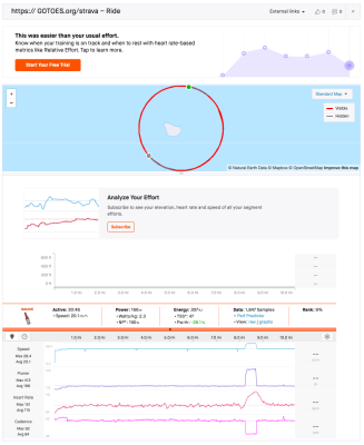 Making a fake track - essentially making an indoor workout look like an outdoor activity allows us to "take control" over how Strava calculates speed from the activity.