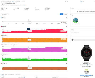 Uploaded to Garmin Connect as "Garmin Epix Gen2".  Notice how the ConnectIQ fields are correctly displayed after the merge.
