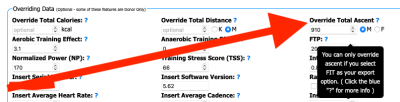 This is how you can override the total ascent to get the EXACT climbing you think is correct.