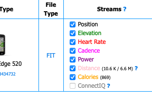 In the absence of an ascent stream, Garmin and/or Strava will calculate your ascent.  You can override that calculation if you fill out the &quot;Override Total Ascent&quot; box (as described in next paragraph).