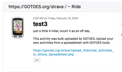 GOTOES will add a little link to your description if you're not a > $10 USD donor.  This helps spread the word that other people can also use this tool.  You're welcome to delete the extra lines from your description if you want.