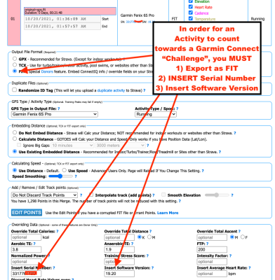 How to get your GPS activities to count towards Garmin Badges or Challenges.