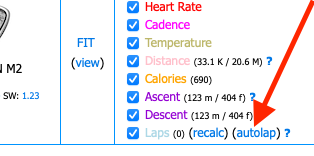 How to automatically insert laps into your GPS activity file