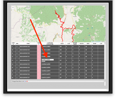 Find coordinates from a map to repair your GPS file for Strava / Garmin