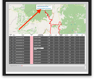 Editing Lat / Lon Manually - click on the cell.